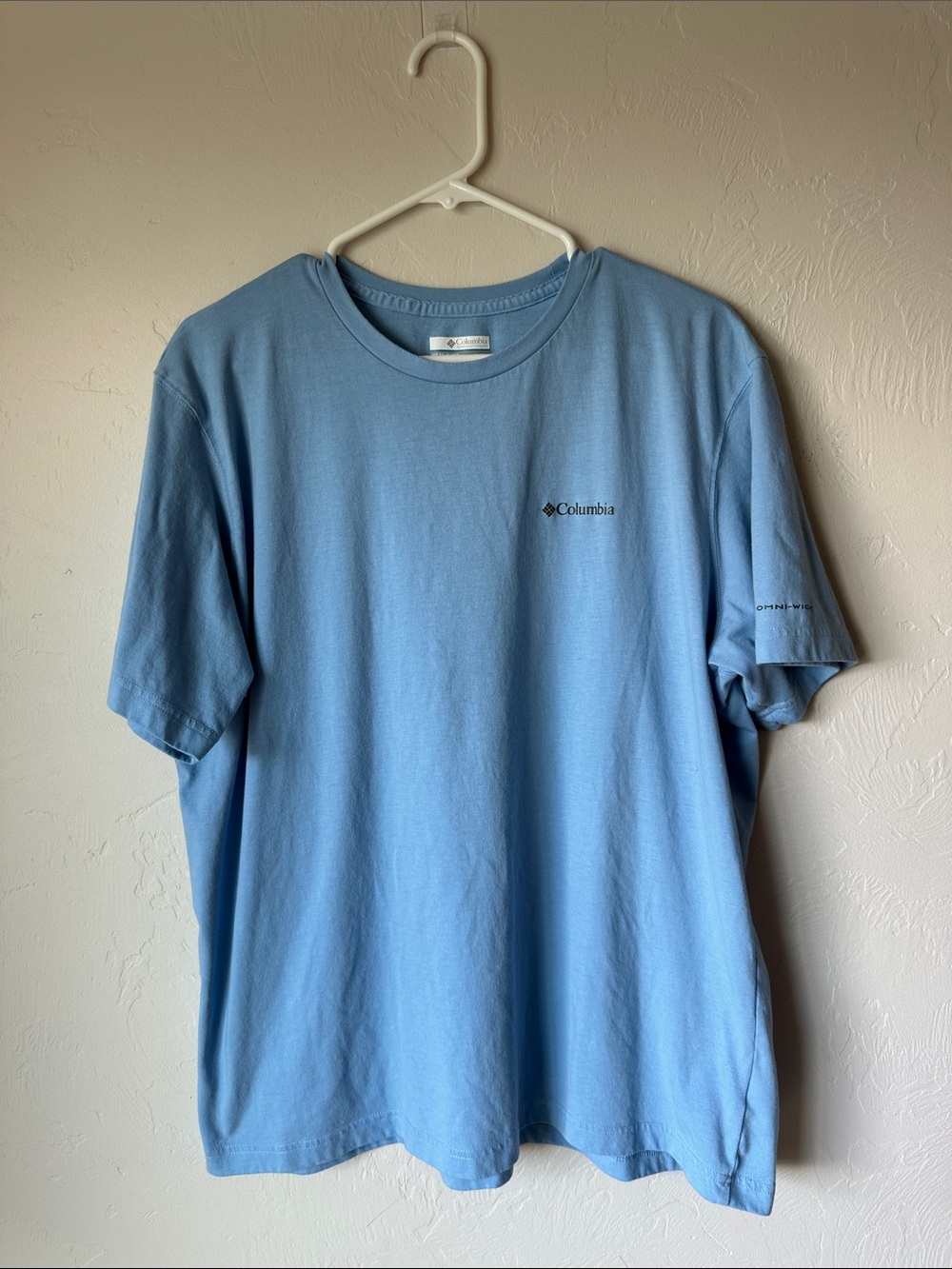 Columbia Men’s Sky Blue Short-Sleeve Crew T-Shirt